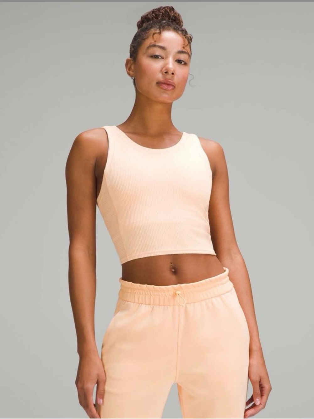 Lululemon Ribbed Softstreme Cropped Tank Top